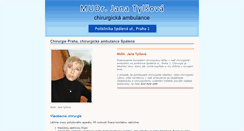 Desktop Screenshot of chirurgie-tylsova.cz